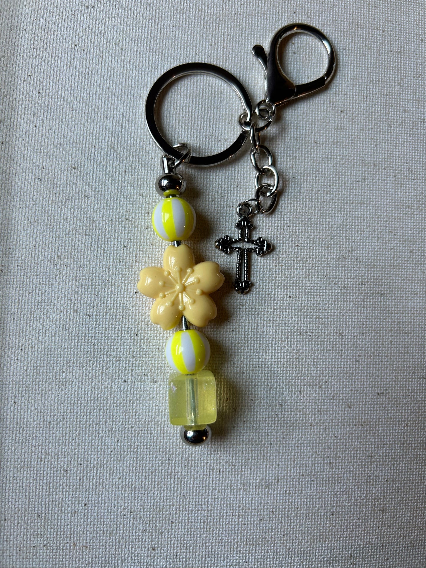 Flower Of Faith Keychain