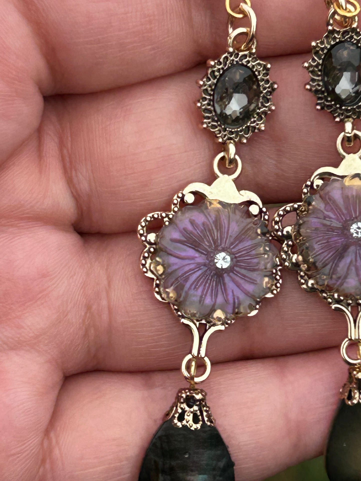“Clematis” Earrings