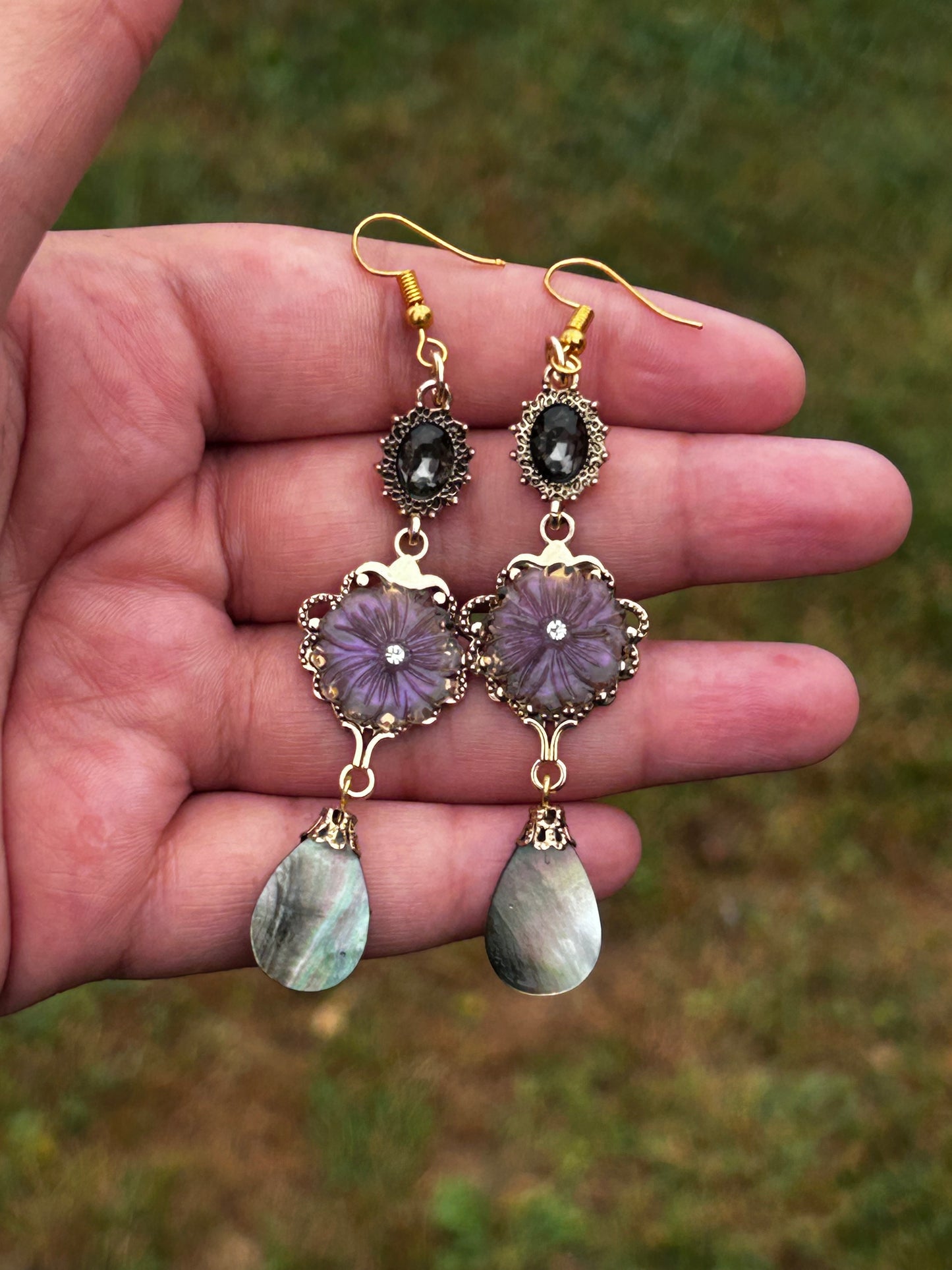 “Clematis” Earrings