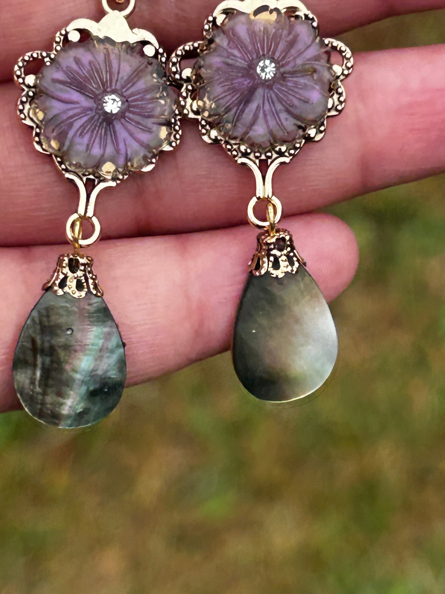 “Clematis” Earrings