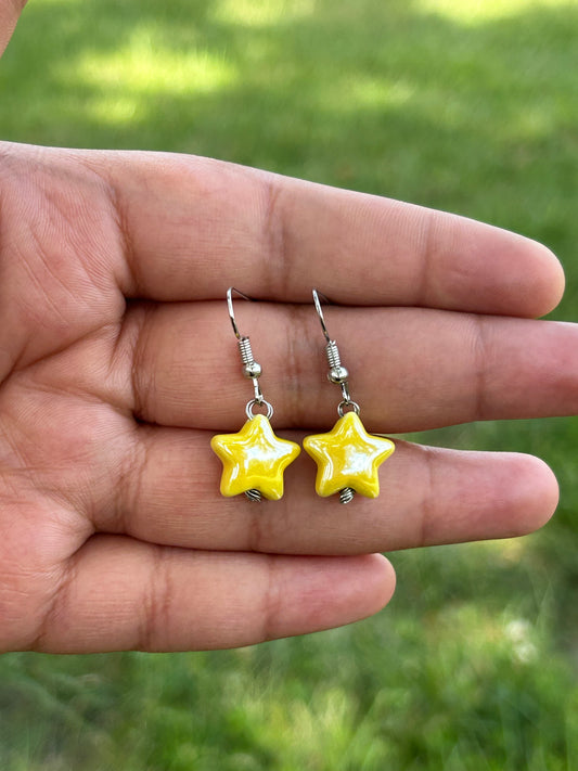Yellow Star Child Earrings (Copy)