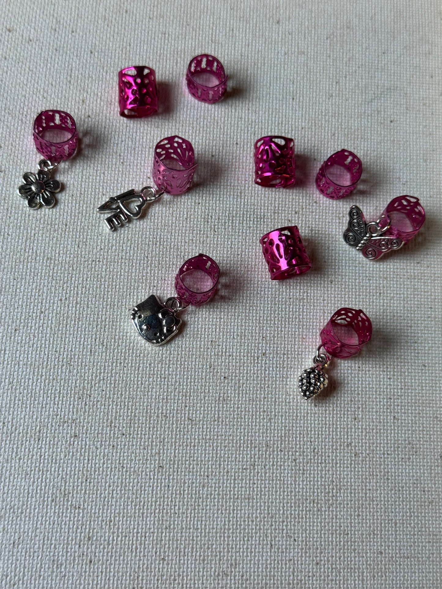 Just A Girl Hair Charms