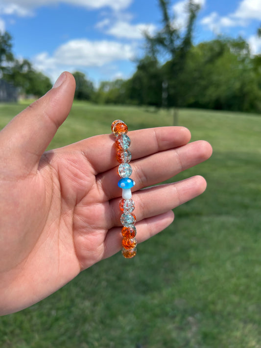 Shroomie Style Garden Skips Glass Bracelet