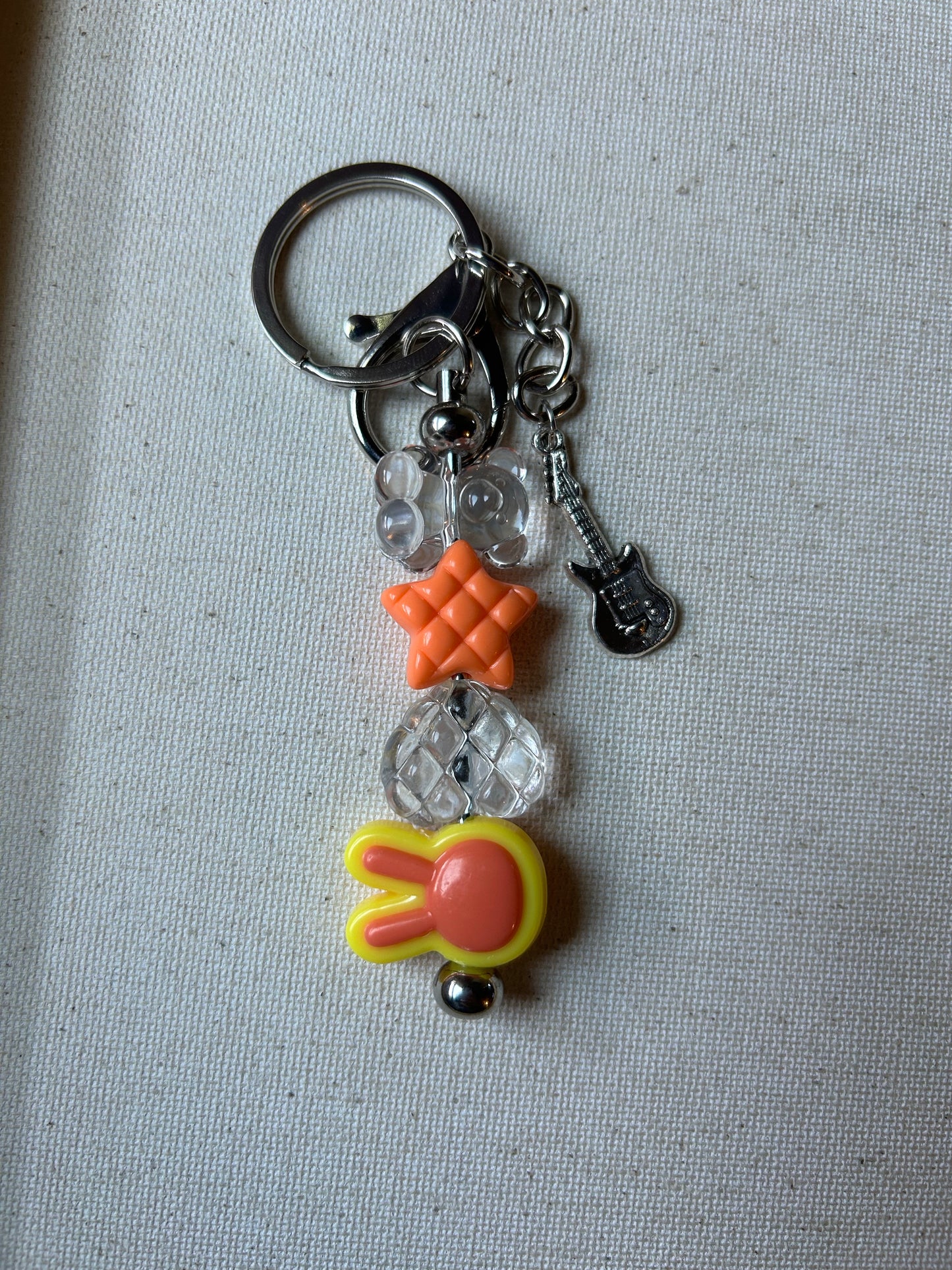 RockStar Bunny Keychain