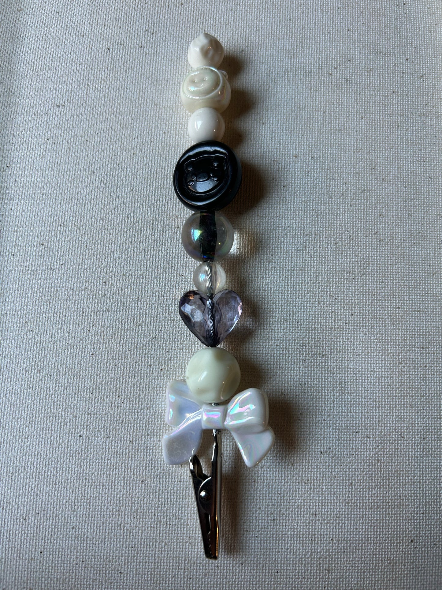 Chrome Bubble Bear Mixed Garden Clip