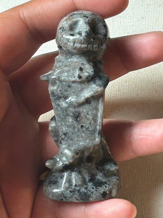 Night Before Christmas Crystal Sesame Jasper Carvings