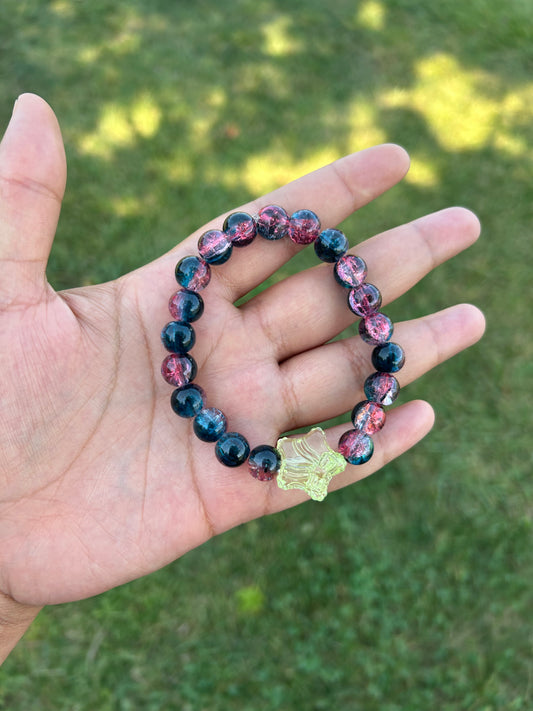 StarBright Charmed Glass Bracelet