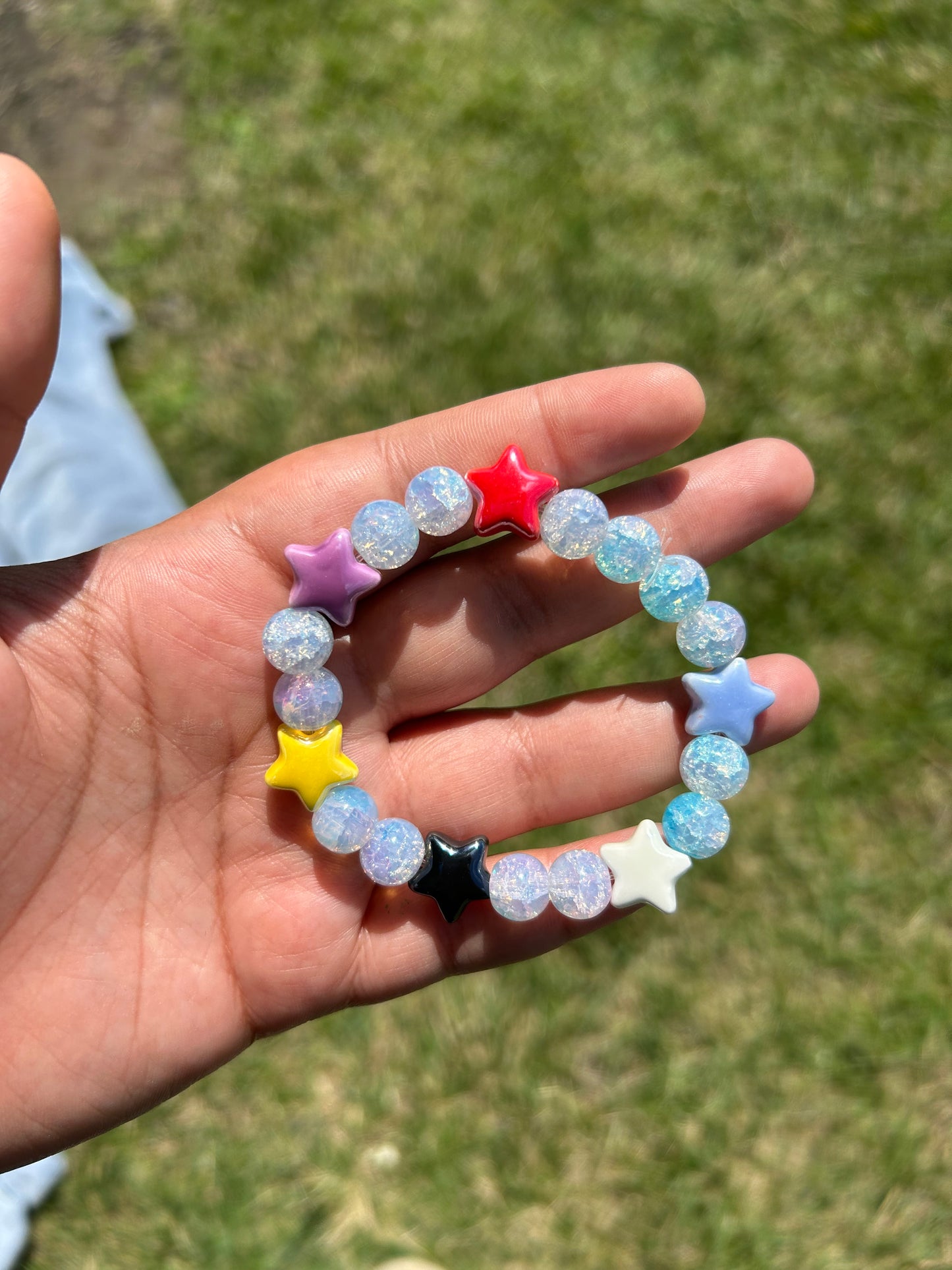 Star Child Glass Bracelet