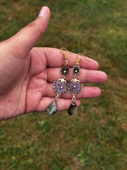 “Clematis” Earrings