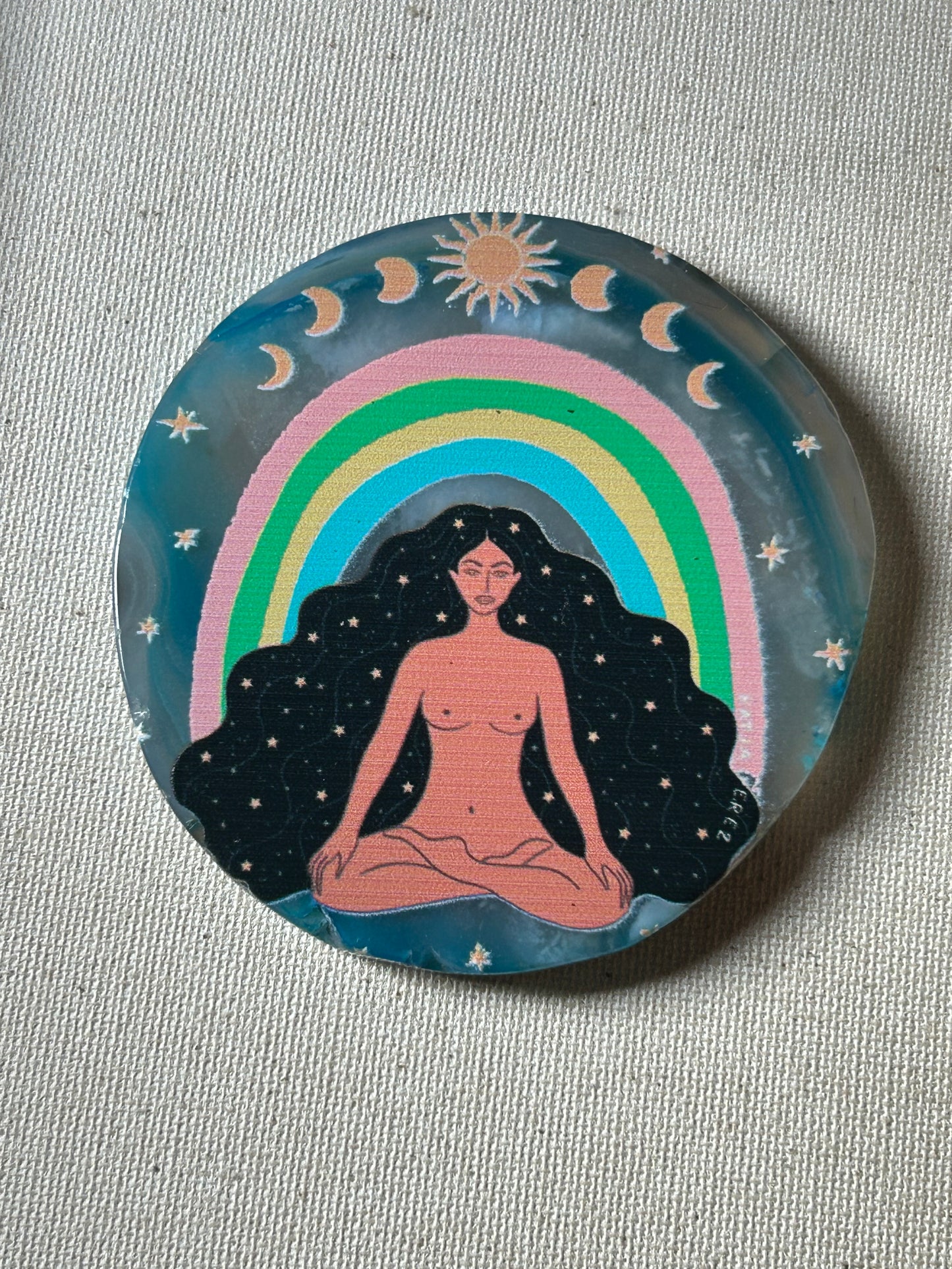 Alignment Agate Coaster