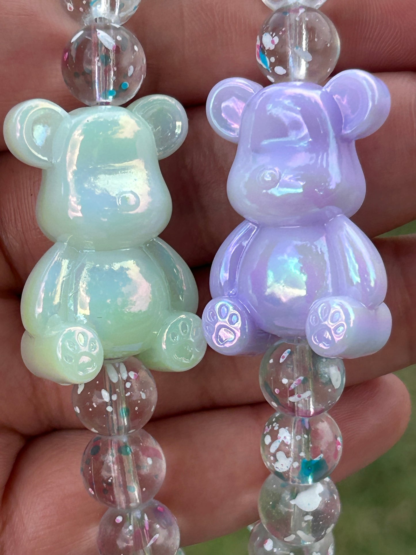 Holo Bear Friend Bracelets