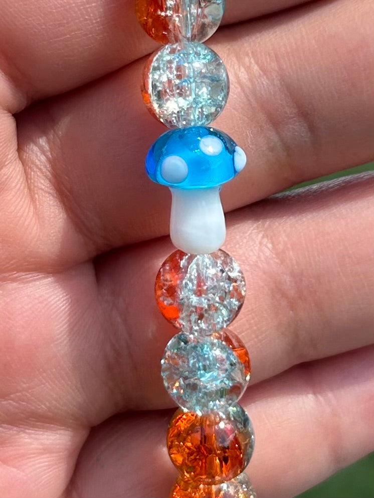Shroomie Style Garden Skips Glass Bracelet