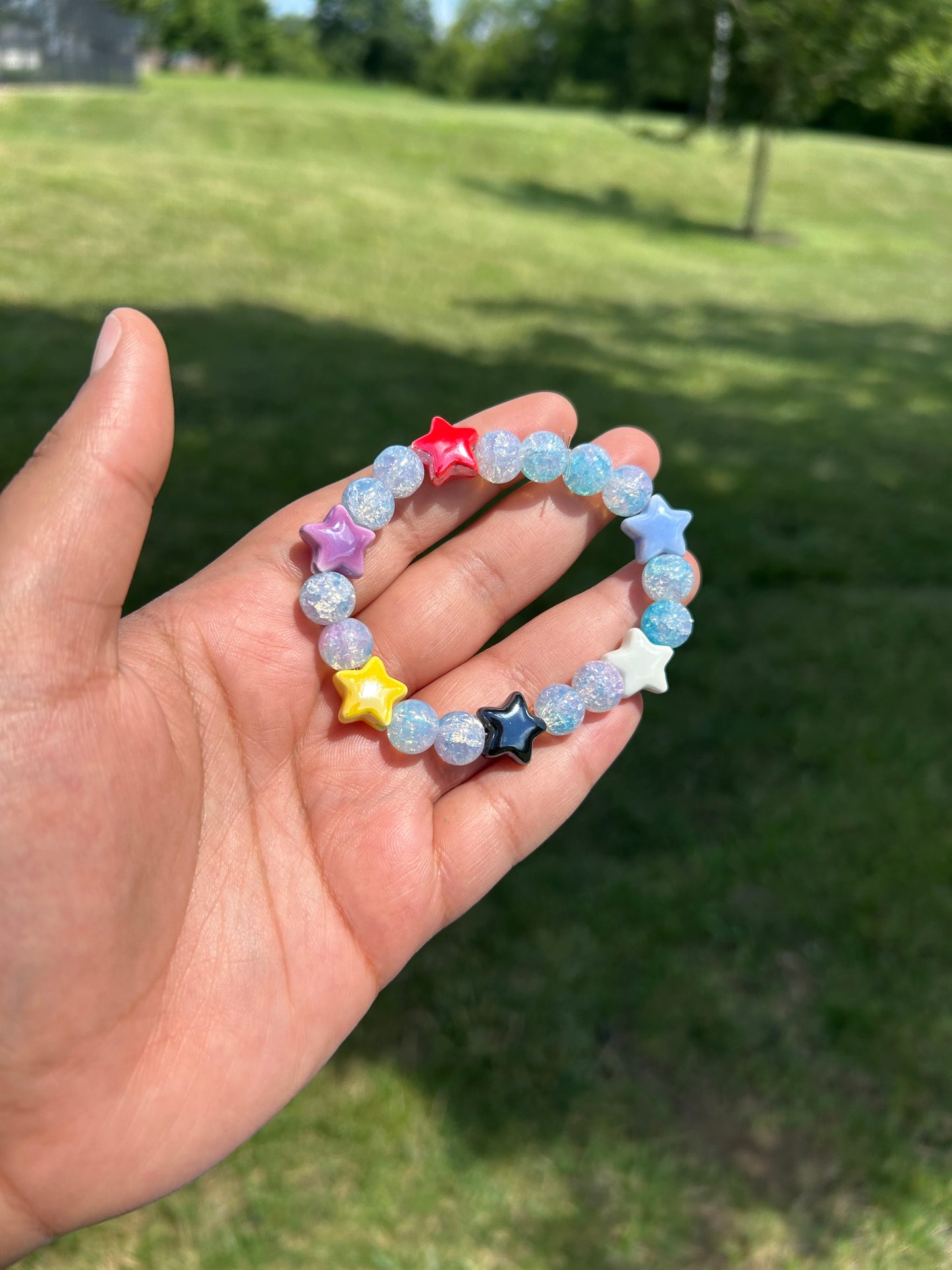 Star Child Glass Bracelet