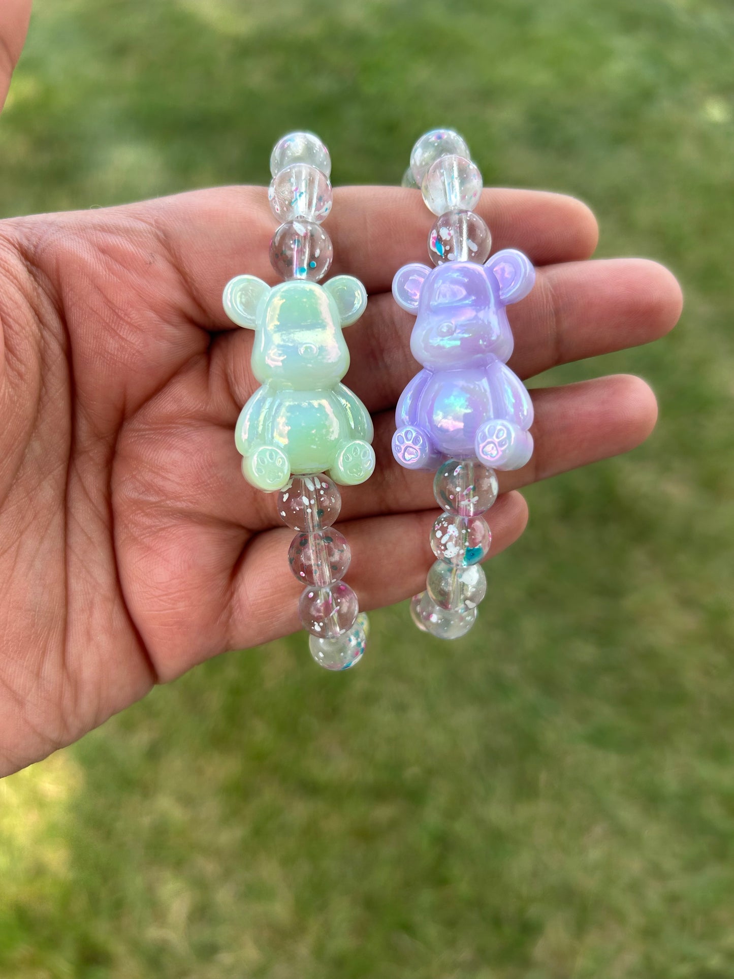 Holo Bear Friend Bracelets